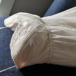 Vanity Natural color Lace  Maxi Dress